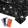 Halloween Decorations Disposable PEVA Tablecloth | Party Supplies for Table Backdrop Banner