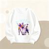 Mädchen Sweatshirts Mode Lässig Langarm Kinder Kpop Dämonenjägerin Hoodie Oberbekleidung Kleinkind Cartoon Bedruckte Pullover
