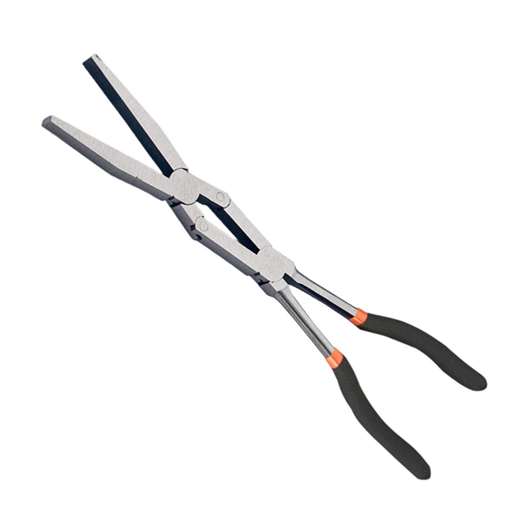 Versatile 13Inch Extended Double Jointed Pliers for Multiple Applications Including Automotive Repair and Home Maintenance