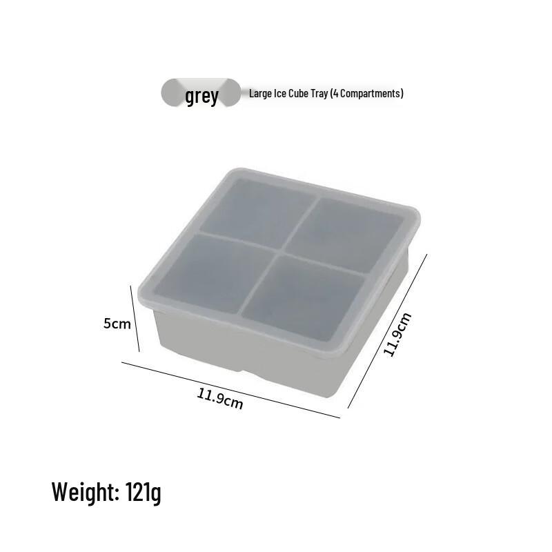 Changbaosen Large Square Silicone Ice Cube Tray