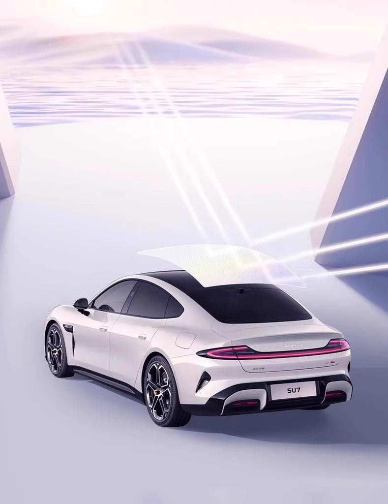 Xiaomi YU7/SU7 Panoramic Sunroof Sunshade: Ice Crystal Car Roof Sun Protection and Insulation