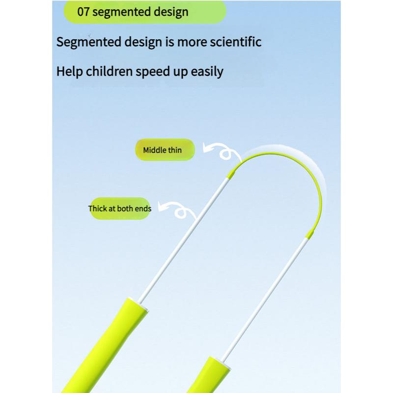 Student Tangle-Free Jump Rope Silicone Handle Speed Rope with Smooth Bearings for Sports Training, Fitness Sports, School Pe Classes