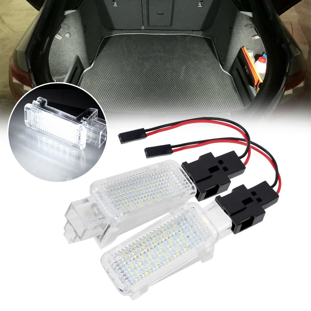 Led Luggage Light 2PCS For Skoda Octavia Fabia Superb Roomster Kodiaq Compartment Light Car Trunk Lamp