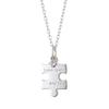 The Kiss Blue Moonstone Silver Pair Necklace for Men and Anniversary Gift SPD1846RBM-1847RBM Women, Couples,