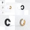 Trendy Alloy Clip-on Earrings For Women Unique Geometric Shapes Ideal For Gifts