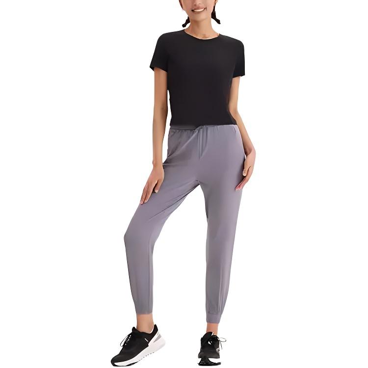 DECATHLON Running Pants Women's Medium Gray 8930930