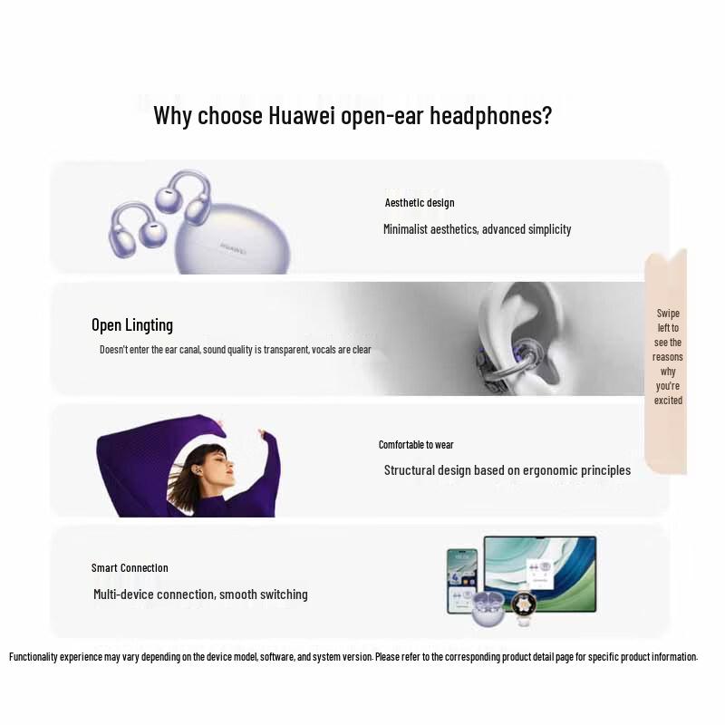 Huawei FreeClip Open-Ear Wireless Headphones