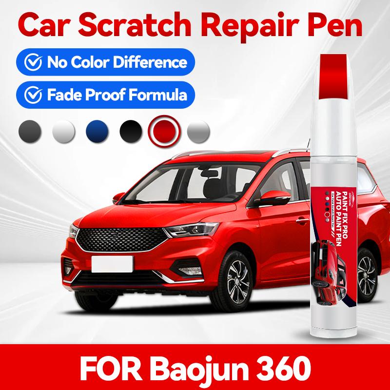 Per Baojun 360 1990-2026 Penna per Riparazione Vernice Ritocco Rimuovi Graffi Fai da Te Accessori Auto Nero Bianco Argento Rosso Marrone Grigio