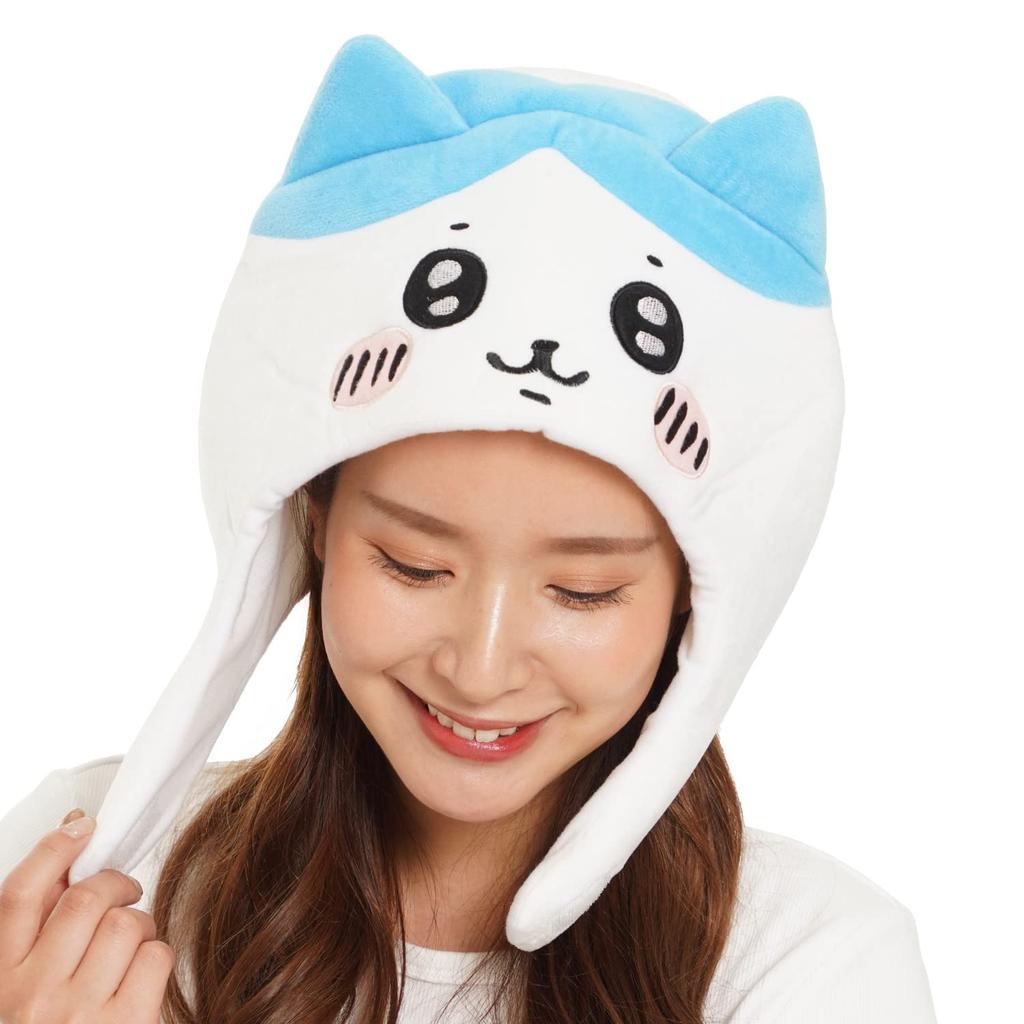 SAZAC Fleece Kigurumi Cap Chikawa Adult One Size Fits Most [SAZAC] [Hachiware]