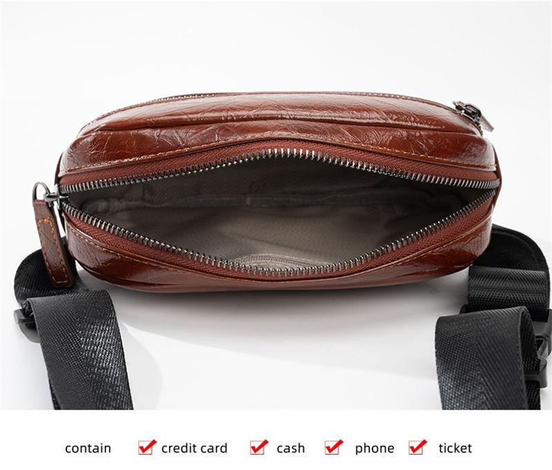 Nastavitelné ledvinky Vintage design Taška na telefon Umělá kůže Čtvercová peněženka