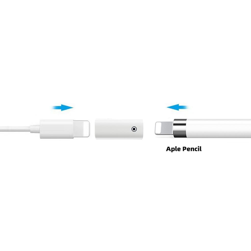 Charger Adapter for Apple Pencil 1st , Female To Female Charging Connector for Pen Apple Pencil 1st Gen Charger
