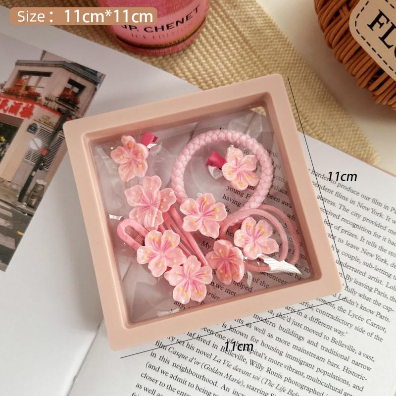 

Милая заколка для волос, заколка для волос с мультяшной челкой, боковая заколка для женщин и детей, головные уборы, заколка, аксессуары для волос, подарочная коробка розовый