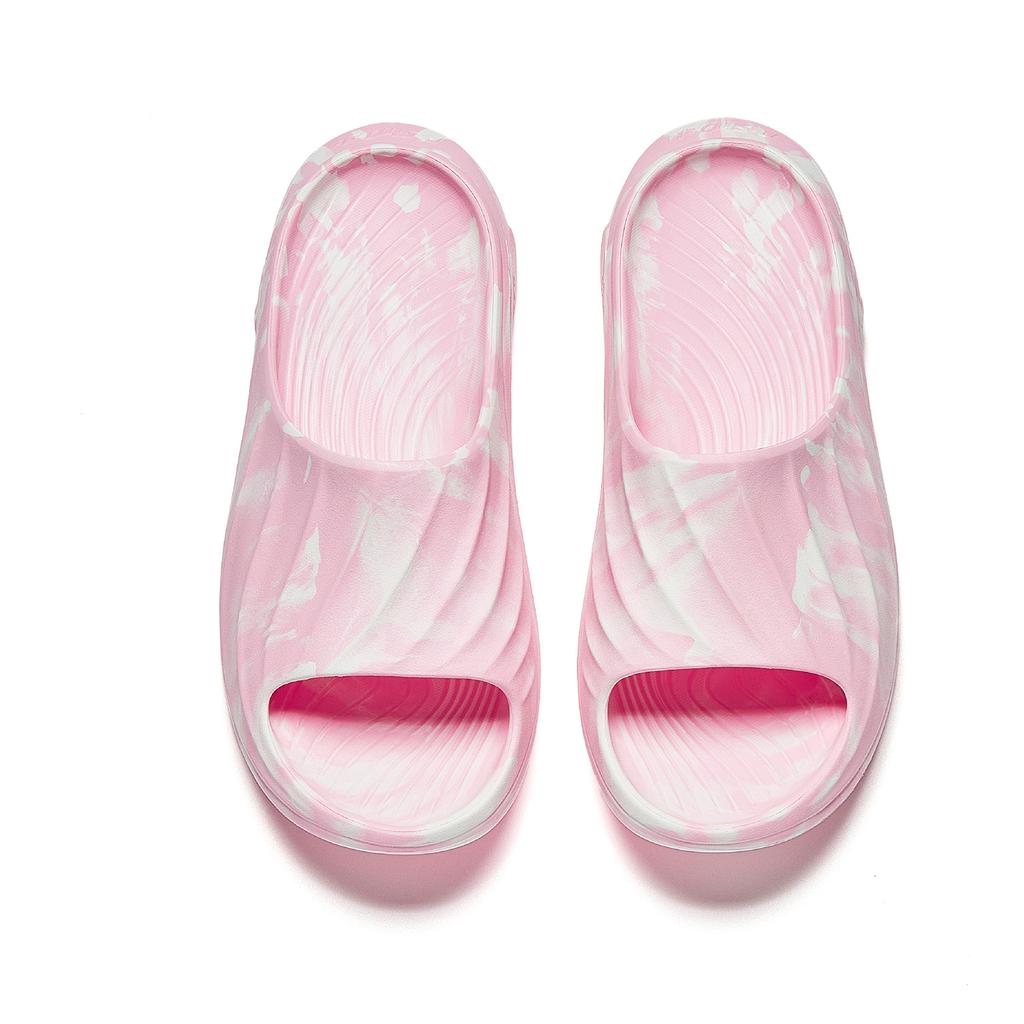 Anta Basketball Campus Summer Slide Sandals Men Footwear Pink White 912621802S-3