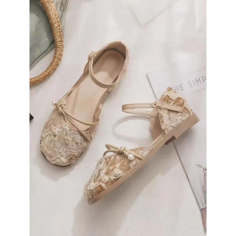 Fashion Women Flat Sandals Square Toe Loafers Shoes Woman 2025 Trend Elegant Dress Casual Shoes Soft Sole Comfort Summer Sandalias Mujer