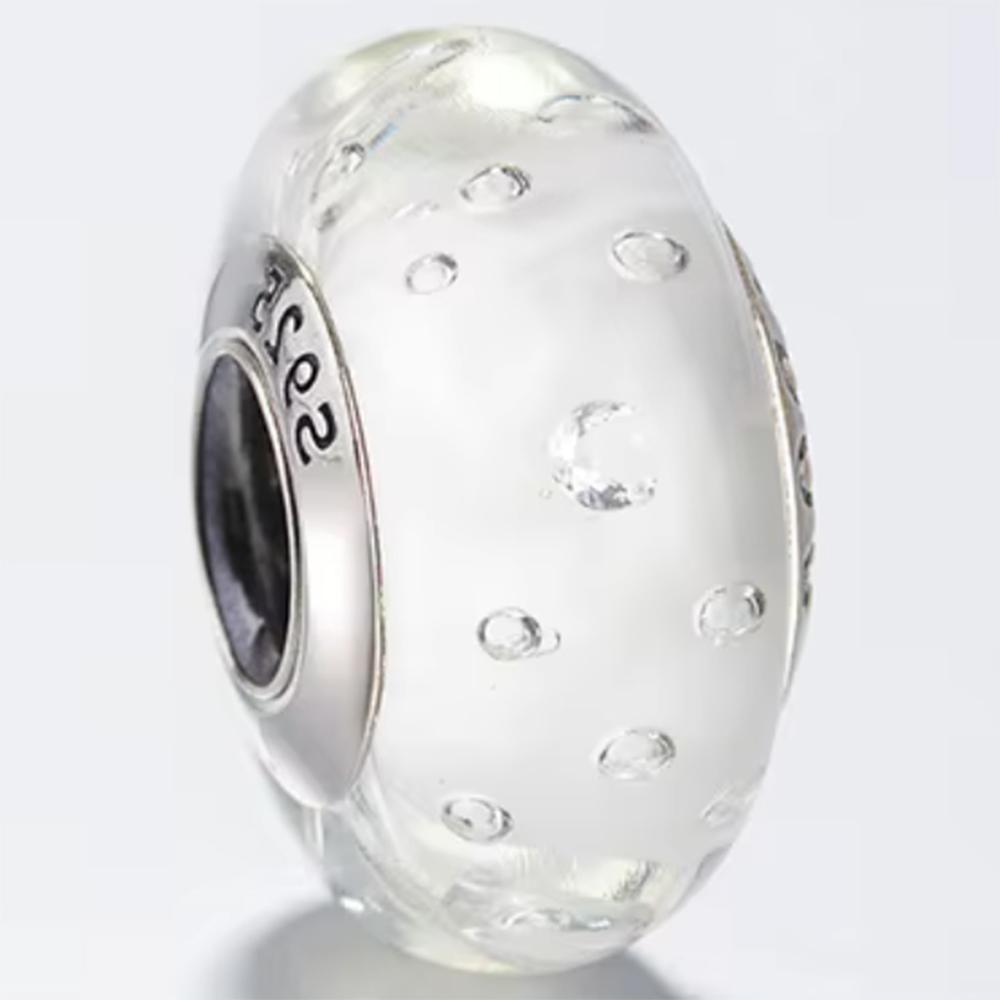 Original Murano Glass Copper Butterfly Flower Leaf Cosmic Rainbow Charm Beads For Bracelet Diy Gift Women Jewelry