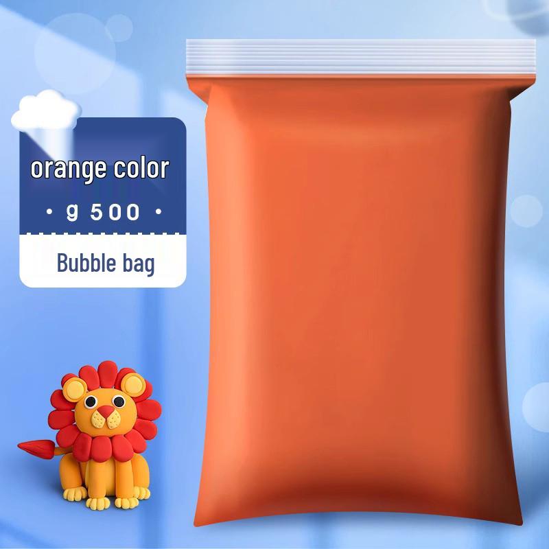 500-Piece Colored Clay Set: White Plasticine for Children, Odorless DIY Toys and Crafts