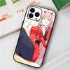 Anime Girl Zero Two For Iphone 17 Air 16 Pro Max 15 14 13 Full Cover Anti-Shock MagSafe Cover