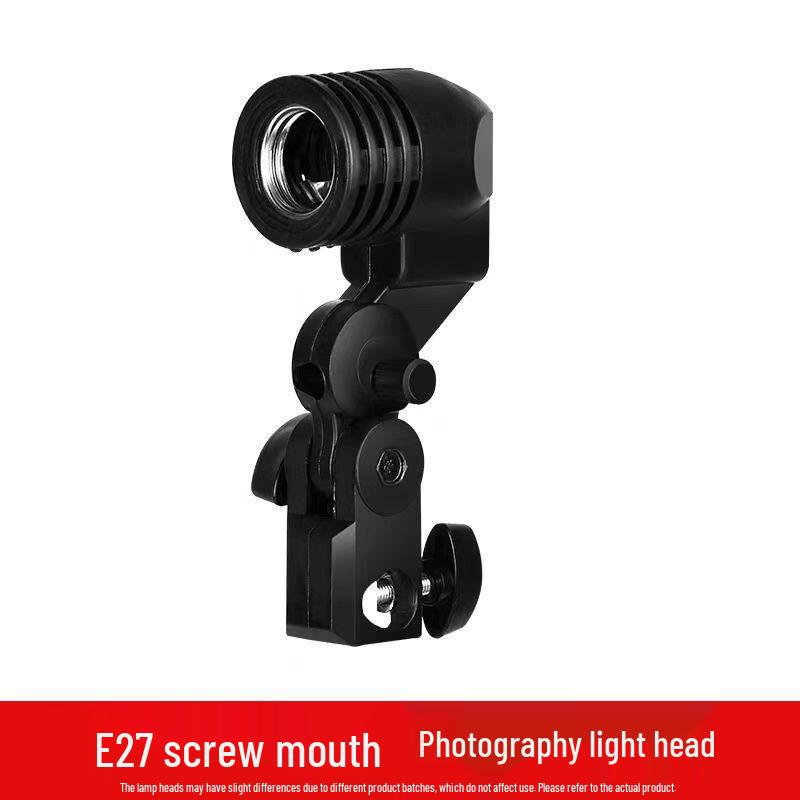 E27 Screw Base Softbox Light Kit for Photo Studio and Live Streaming