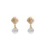 Temperament High Sense White Opal Fashion Atmospheric Earrings Prism Diamond Light Luxury Elegant Small Fragrant Wind Earrings