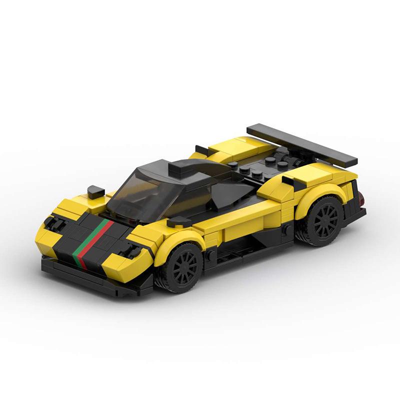 Building Block Compatible Pagani Creative Assembly Sports Car Racing Gift Model Small Particles Educational Toy