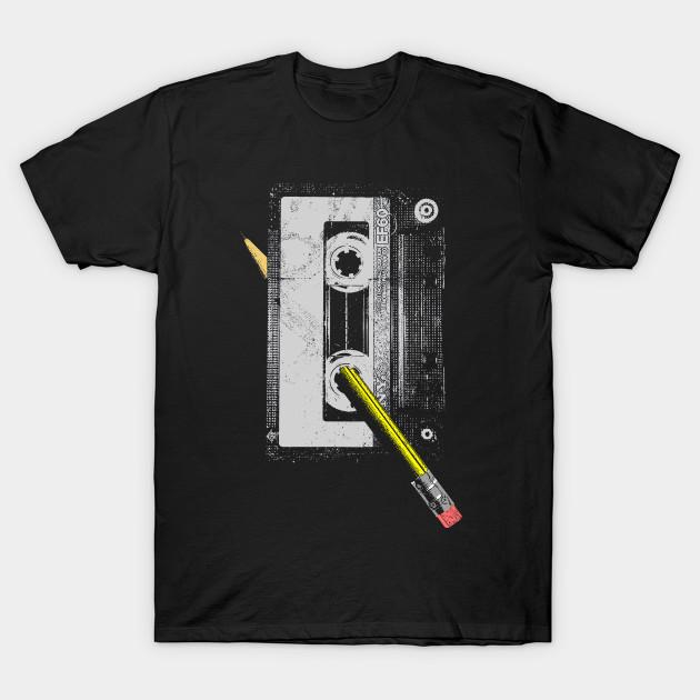 

Men Black Print T-shirt Rewind Classic No-Cut Transfer Paper Print Cotton Tshirt XL чорний
