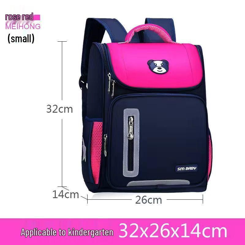 Children's Korean Style Backpack: Spine Protection, Double Shoulder for Boys & Girls - Ideal for Kindergarten & Primary School
