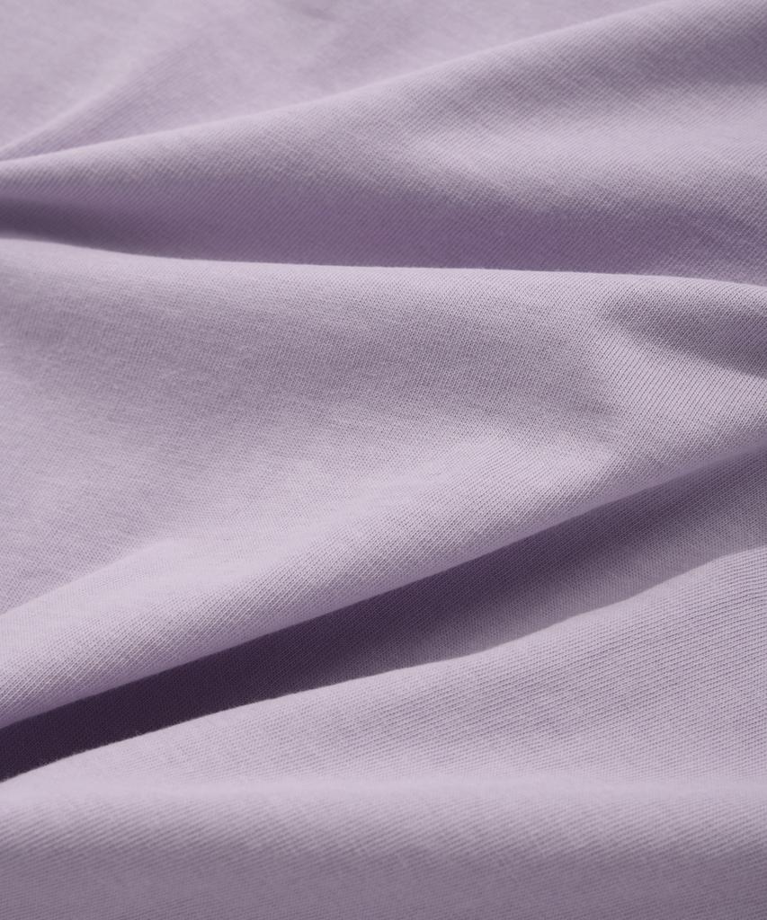 Palet Silver Brush Logo Short Sleeve T-Shirt Lavender
