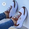 2023 Spring Plus Size Color Block Thick Sole Round Toe Casual Sports Shoes