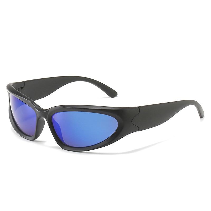 Fashion Retro Cycling Sports Sunglasses for Women Men Outdoor Driving Shades UV Protection Lightweight