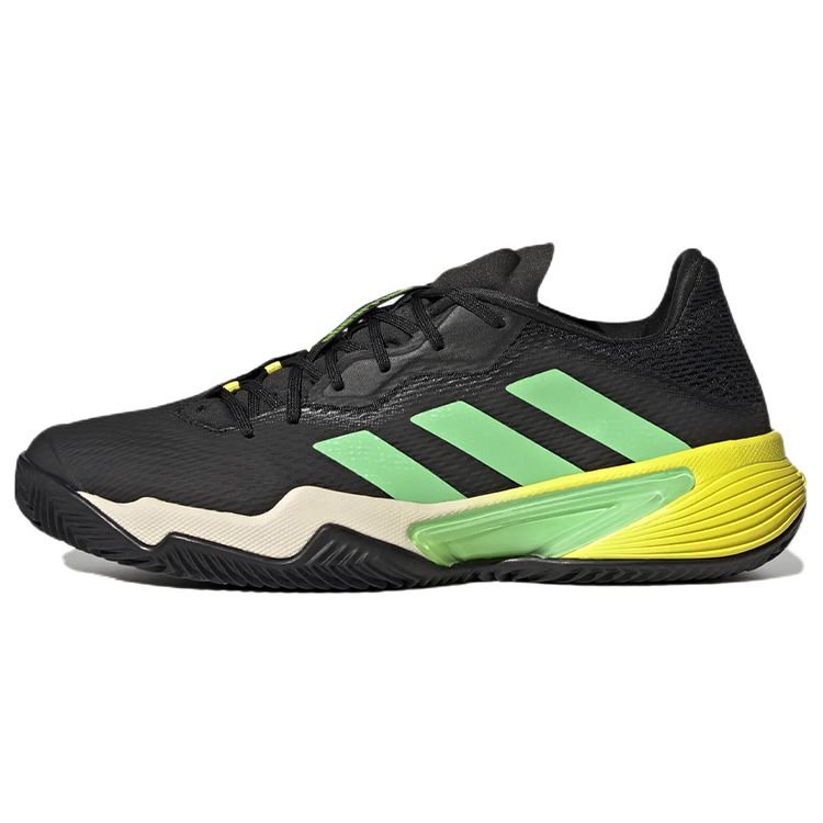 Adidas Barricade Comfortable Durable Tennis Shoes Men Sneakers Black Yellow GY1435