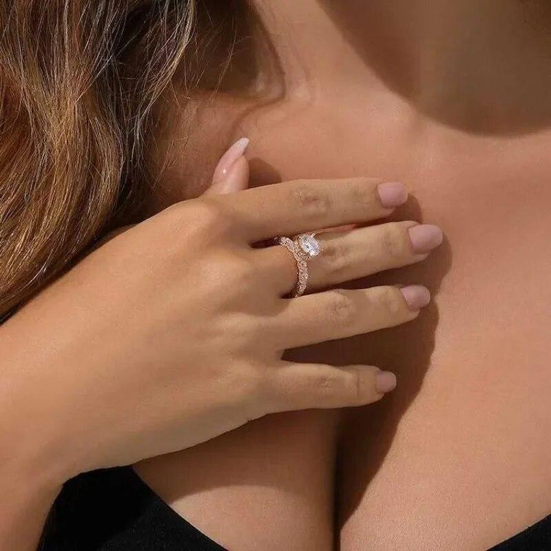 Sace Gems GRA Certified 1ct Moissanite Ring VVS1 Lab Diamond Solitaire Ring for Women Engagement Promise Wedding Band Jewelry