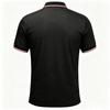 Men's Loose Fit Casual Short Sleeve Polo Shirt with Flag Print Comfortable Button Down Top for Everyday Wear