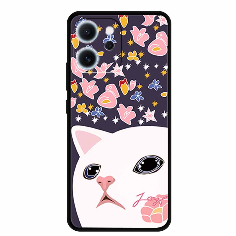 For Oppo Reno15 F Case 3D Flower Emboss Luxury Soft Silicone Phone Back Cover Case For Reno15F Reno 15 F Floral Gift Funda Coque