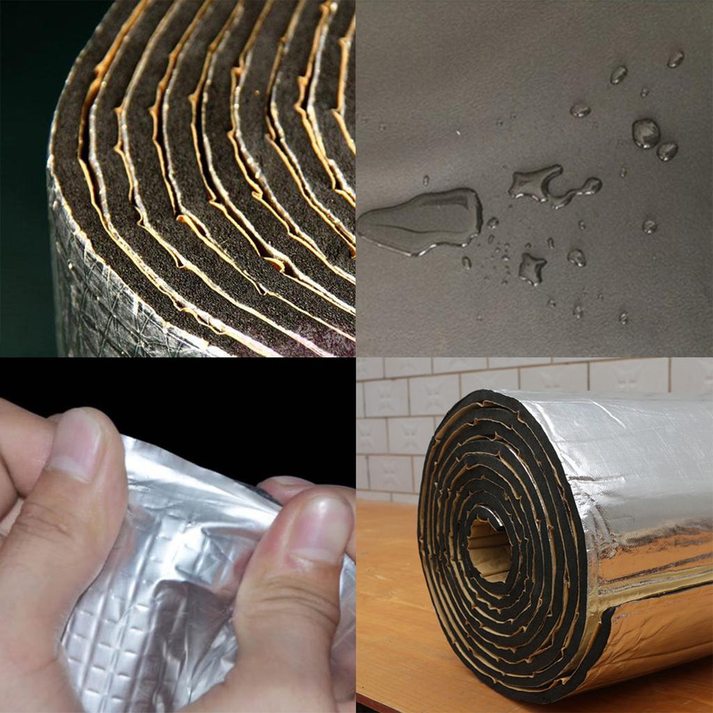 Sound Deadener Car Heat Shield Insulation Noise Deadening Material Mat Proofing