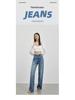 Retro High Waisted Wide Leg Blue Jeans for Women - Slimming and Loose Fit
