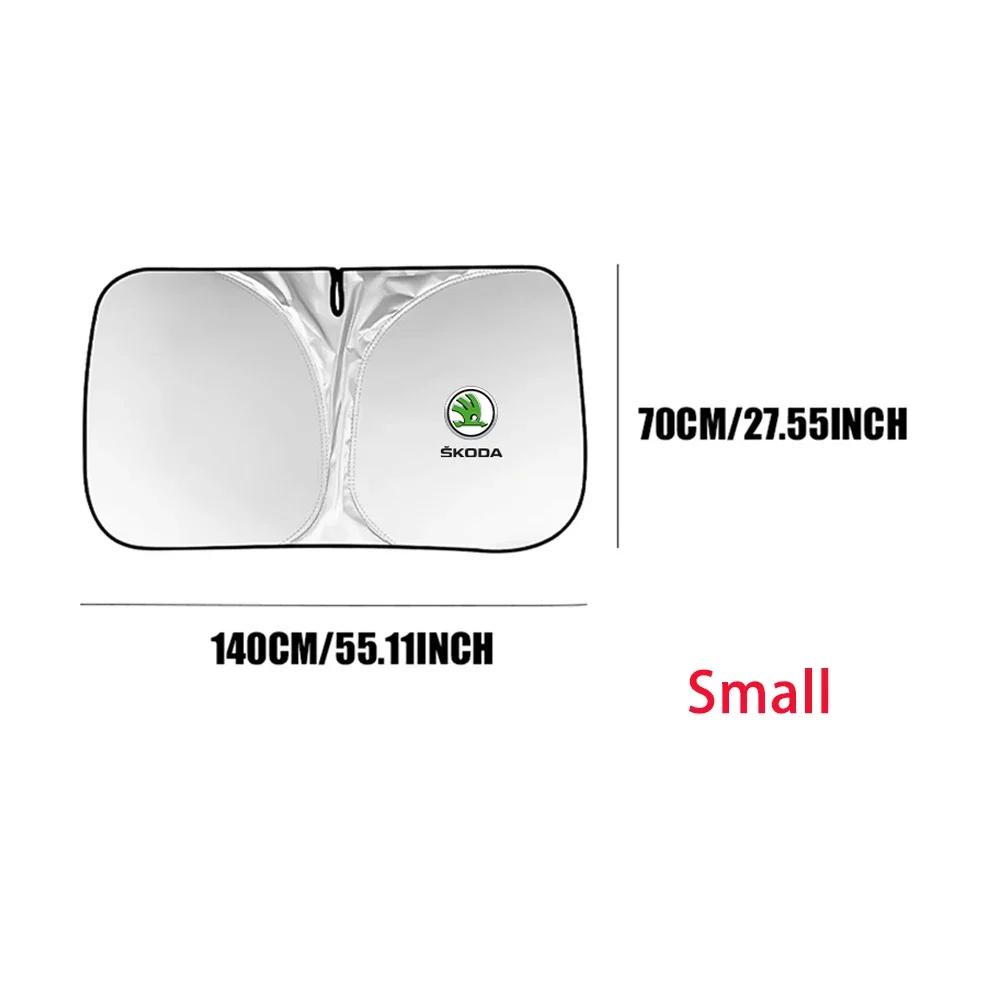 

Car Sticker For Skoda S Octavia A5 3 2 Mk3 VRS Scala Fabia 2 Superb Kamiq Kodiaq Car Windshield Sunshades Sun Shade Covers Acces