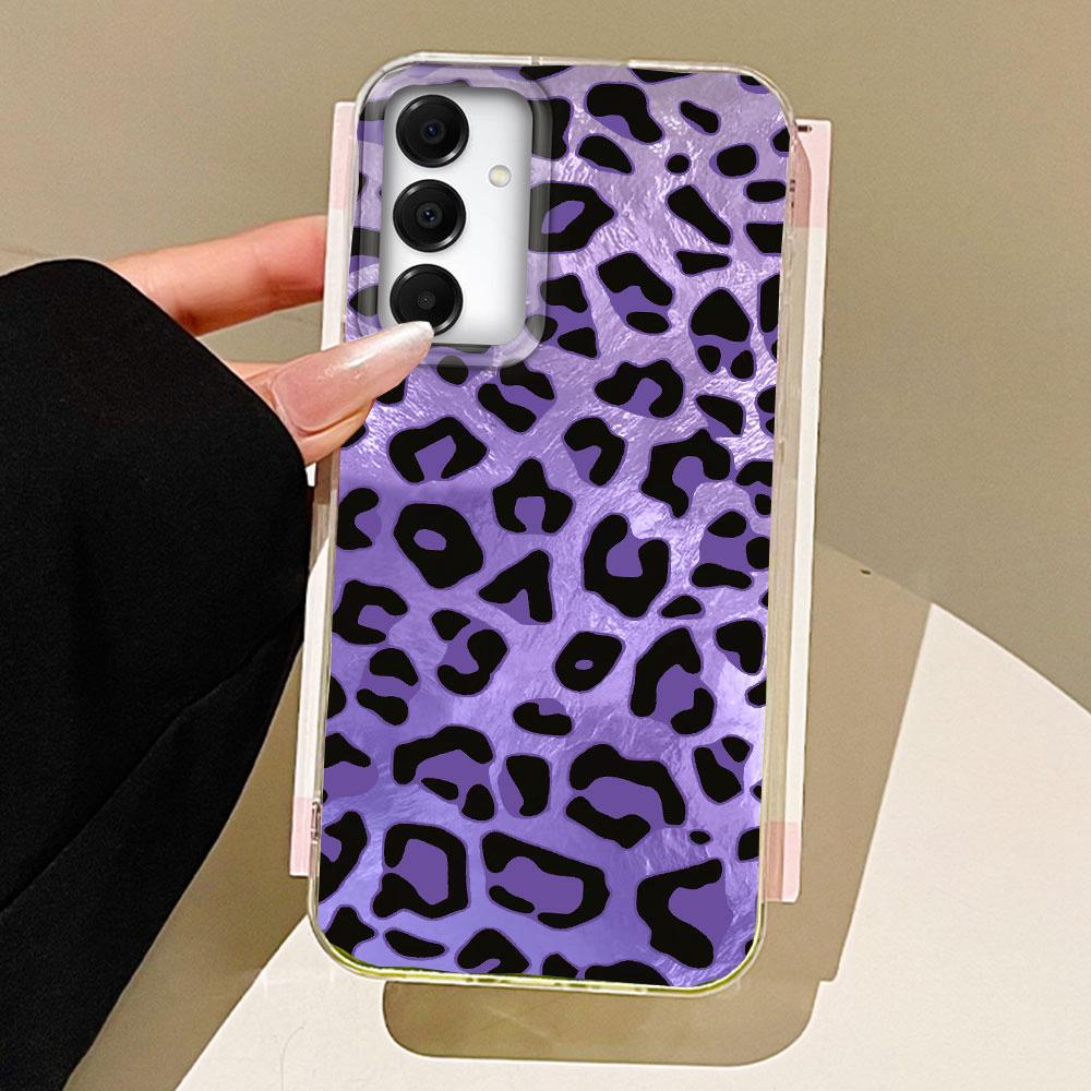 Retro Leopard Vortex Pattern Phone Case for Samsung Galaxy A16 A55 A07 A17 A56 A36 A26 A53 A06 A14 A24 A34 A54 A15 A12 Cover