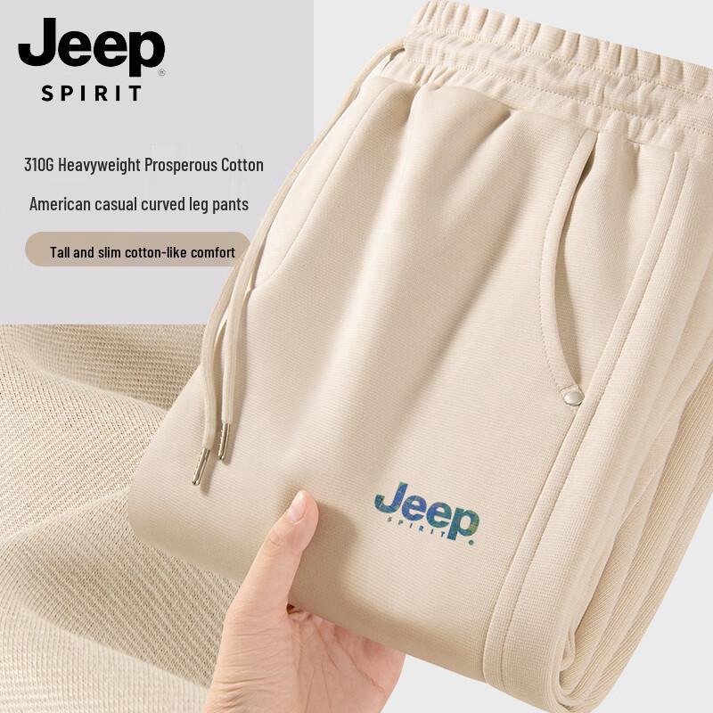 JEEP SPIRIT Men s Curved Straight-Leg Casual Pants M