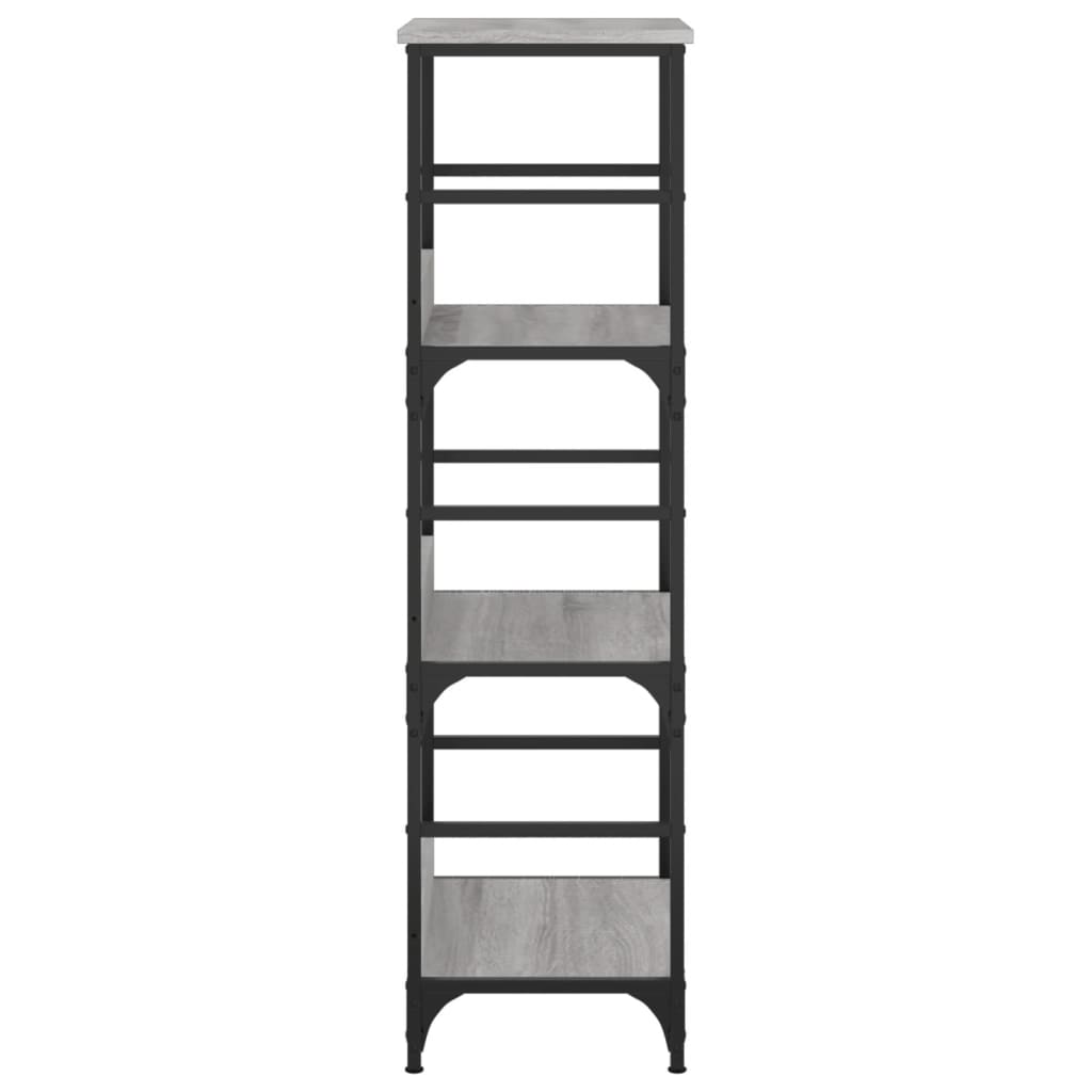 Bookshelf Gray Sonoma 50x33x117.5 cm Particleboard