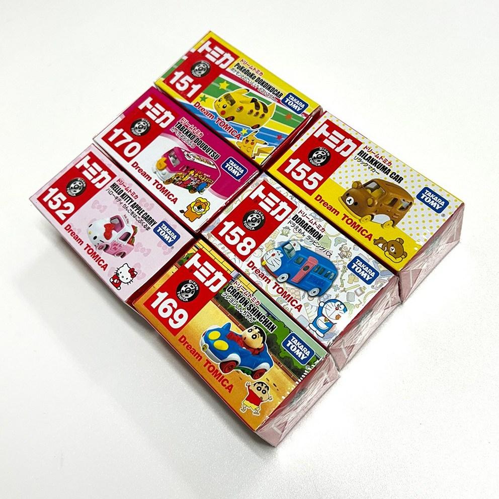 Autentické japonské Tomica Hello Kitty postavička kovový mini model auta