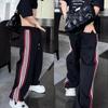 Frühling und Herbst neue Dreistreifen-Jogginghose locker lässig und dünn vielseitig Trend-Hose lässige Hose