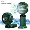 5000mAh Handheld Mini Fan Wireless USB Rechargeable Portable Digital Display Phone Holder Fan 5 Speed Foldable Neck Hanging Fans
