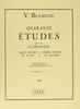 Blank: 40 Exercises, Volume 1 (Clarinet Instruction Book) Leduc Publishing