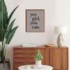LARTSFRO Trendy Black and White pirational Wall Art Prints Set of 4, Girly Room Decor, Neutral Motivational Positive Artwork Posters Wall Decor for
