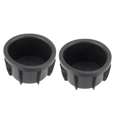 For Toyota Rav4 06-12 55618-42040 Console Box Water Cup Holder Insert Black 2Pcs