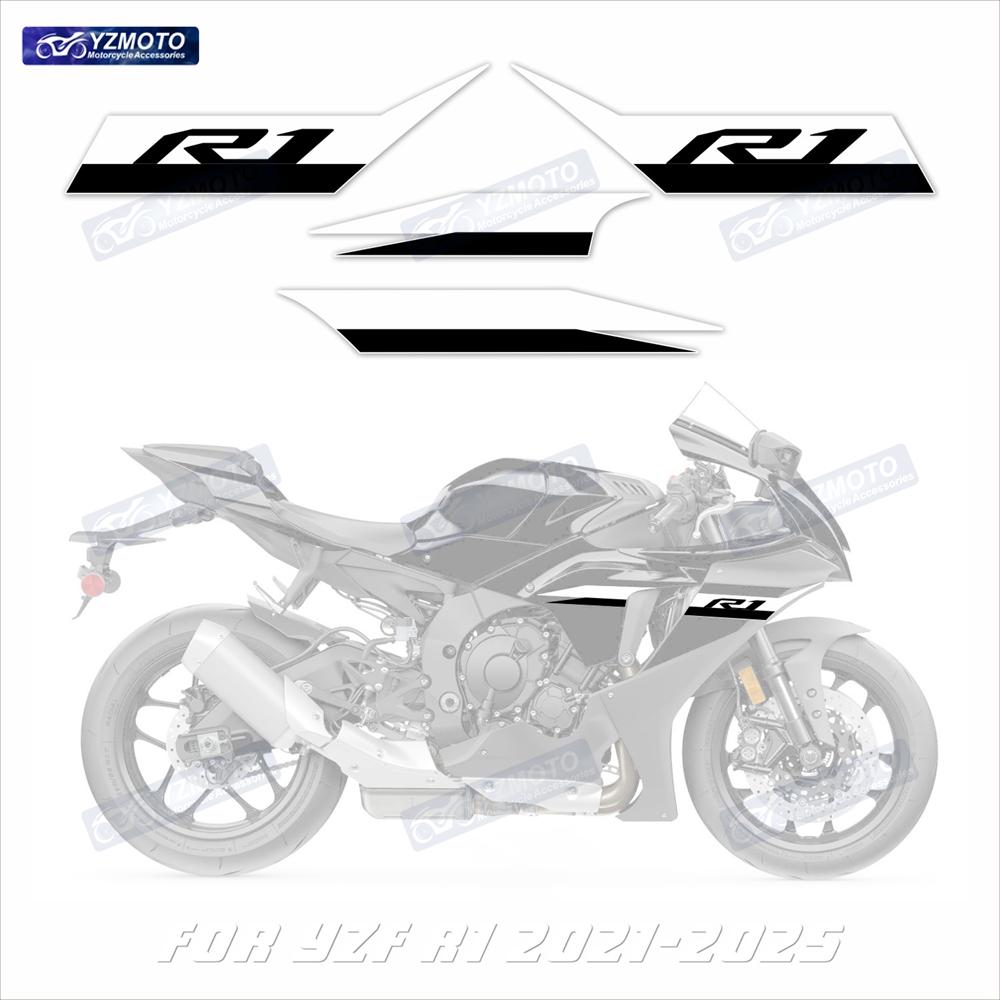For YZF R1 YZF-R1 2020 2021 2022 2023 2024 Motorcycle Racing Fairing Stickers Reflective Body Decoration Decal Sticker