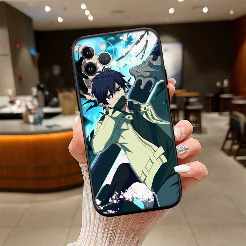 NH11 Blue Exorcist Phone Case for Samsung Galaxy M06 M15 M16 M35 M55 M56 A36 A42 A50 A50S A51 A52 A32 A33 A05 A05S A06 A16 A20