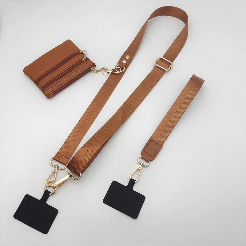 New Creative Mobile Phone Lanyard Strap Nylon for Hanging Small Bags Color Crossbody Hand Strap Universal Bag Diagonal Strap