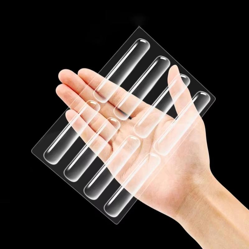 1 Set Self Adhesive Silicone Clear Bumpers Wall Protector Furniture Refrigerator Door Cabinet Glass Mute Buffer Anti-crash Pad