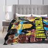 Invincible Hero Collage Blanket Quality Warm  Throw Blanket Winter Travel Office Home Decor Pattern Bedspread